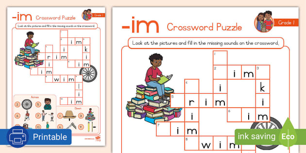 Grade 1 Phonics Crossword Puzzle im (teacher made) Twinkl Grade 1 Phonics Crossword Puzzle im (teacher made) Twinkl