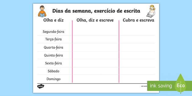 Fichas interativas e exercícios online em português
