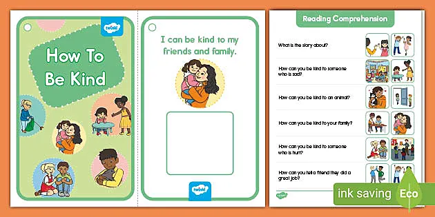FREE How to be Kind Adapted Reader | Special Education | Twinkl