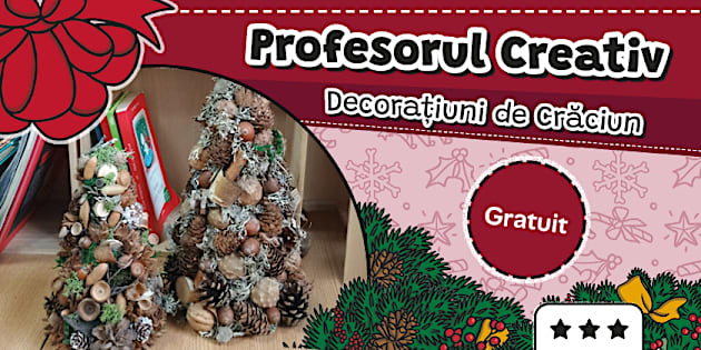 Micul brad fermecat – Profesorul creativ Decorațiuni Crăciun