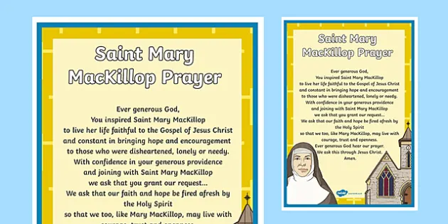 Mary MacKillop Our Chosen One Song Lyrics