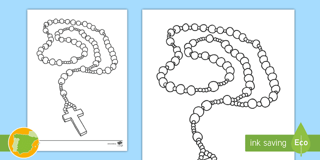 Hoja De Colorear El Rosario Teacher Made Articulos similares a rosario para ninos bautizo primera comunion / baby shower favorece regalos en etsy. hoja de colorear el rosario teacher made