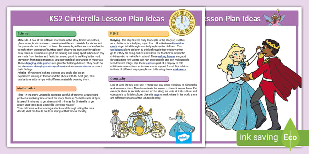 Ks2 Cinderella Lesson Plan Ideas Profesor Hizo Twinkl