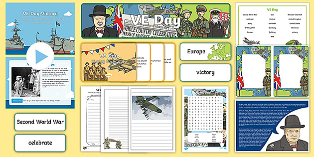Ve Day Resource Pack History Activities Twinkl