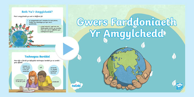 Pŵerbwynt Gwers Farddoniaeth Yr Amgylchedd - Twinkl