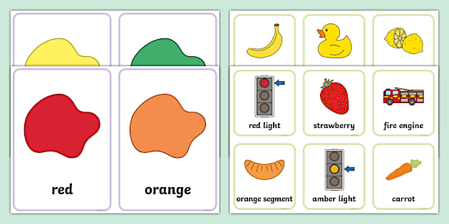 Twinkl Symbols: Colours Vocabulary Flashcards (teacher made)