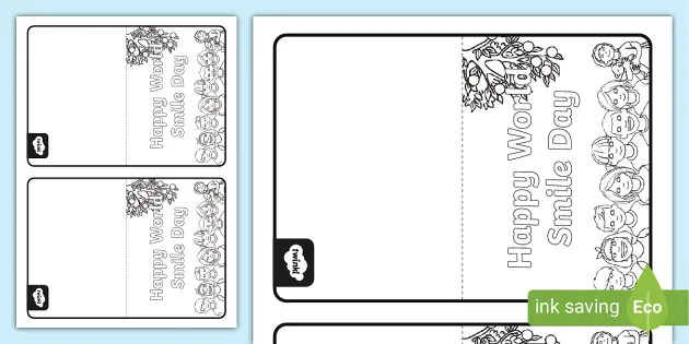 Ks1 Make Someone Smile Silly Faces Template Colouring