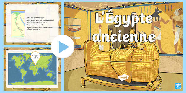 Egypte Ancienne Poster Educatif Grand Format 61 x 91.5 cm Plastifié 