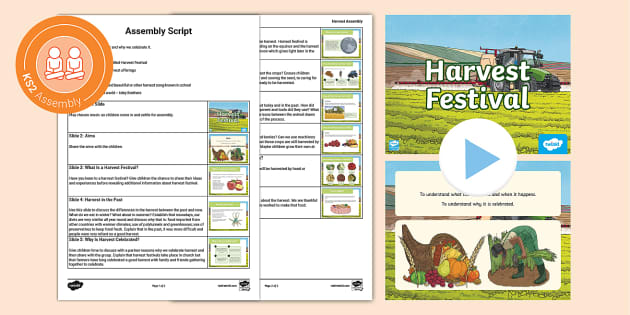 KS2 Harvest Festival Assembly - Harvest Assembly Ideas