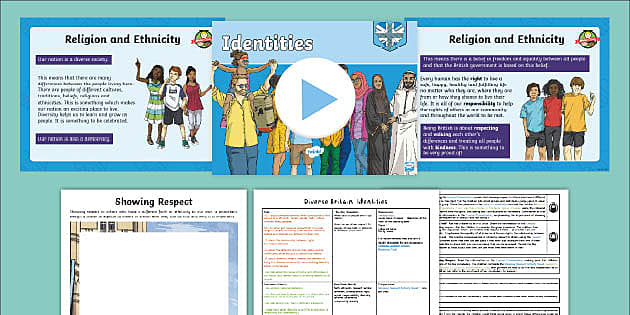 PSHE and Citizenship UKS2 Diverse Britain Lesson 1: Identities Lesson Pack