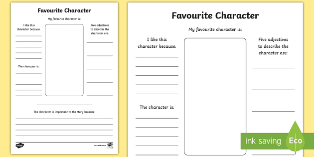 My Favourite Book Worksheet / Worksheet - Twinkl