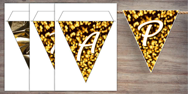 New Year's Eve Party Bunting to Colour (Ages 5 - 7) - Twinkl