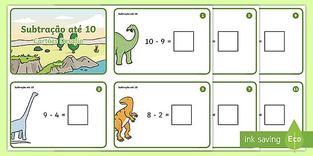 Subtração de jogos de matemática infantil e adição de números