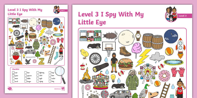 Level 3 I Spy With My Little Eye (teacher made) - Twinkl