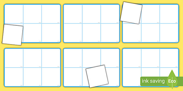 Printable Blank Bingo Cards