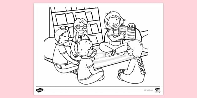 FREE! - Story Colouring Page | Colouring Sheets - Twinkl