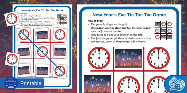 FREE Tic-tac-Toe Printable Board (teacher made) - Twinkl