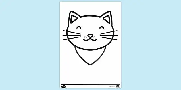 How to Draw a Kitten Face Step by Step - Let's Draw Today