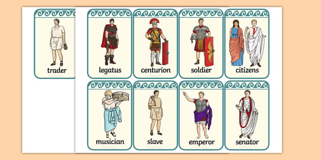 Roman People Flashcards