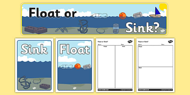 Floating And Sinking Resource Pack (teacher Made)