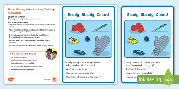 👉 Counts Different Objects Home Learning Challenge | Twinkl