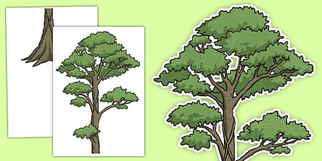 printable tree cut out, Sachse TX
