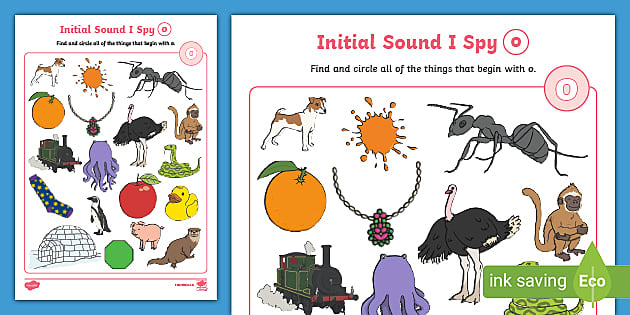 Phonics Letter o Worksheet - Primary Resources - Twinkl