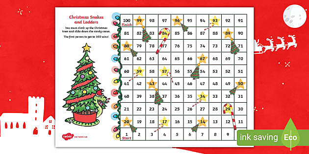 Free Printable Christmas Editable Board Game