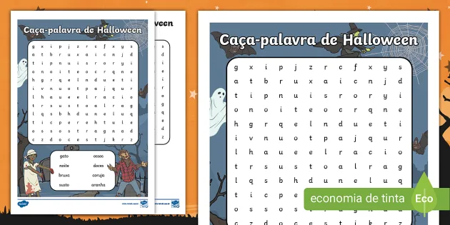 60 Atividades de Caça-Palavras de Português para Imprimir - Online