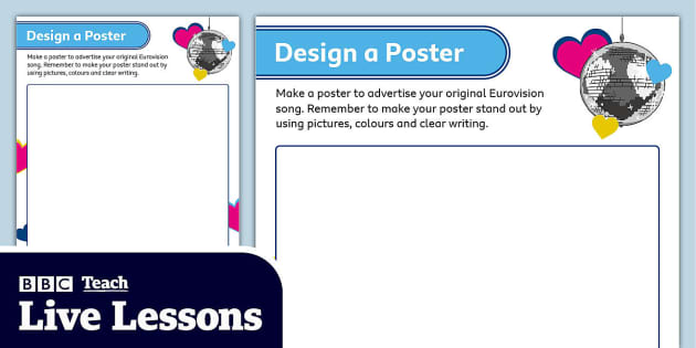 FREE! - 👉 Eurovision 2023 Poster Design Activity | BBC Teach