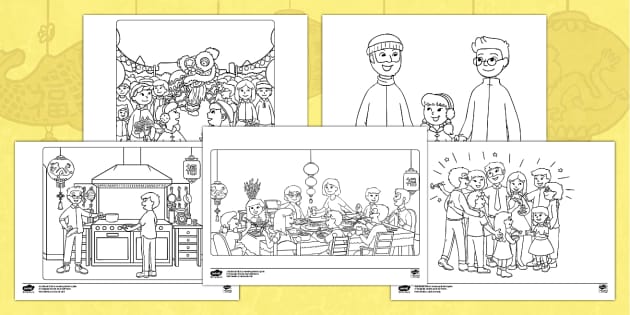 Dragons in the City Colouring Pages (teacher made) - Twinkl