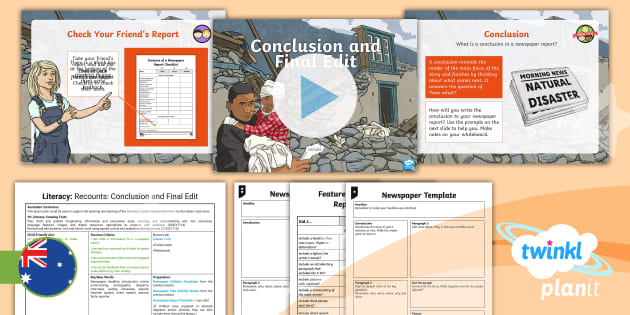 Year 6 Extreme Earth: Earthquakes and Volcanoes Recounts Lesson 6