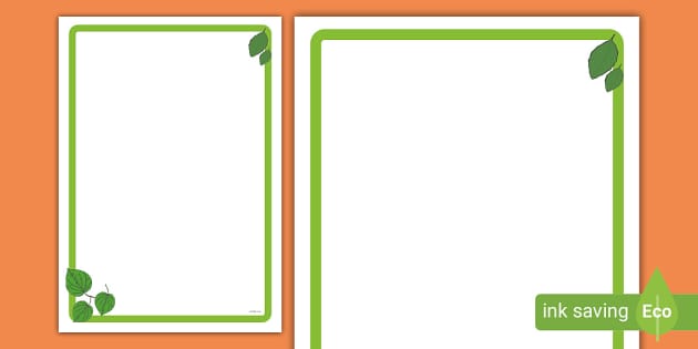 simple border designs for a4 size paper