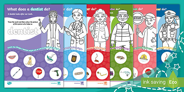 People Who Help Us Activity Sheets Pack (teacher made)