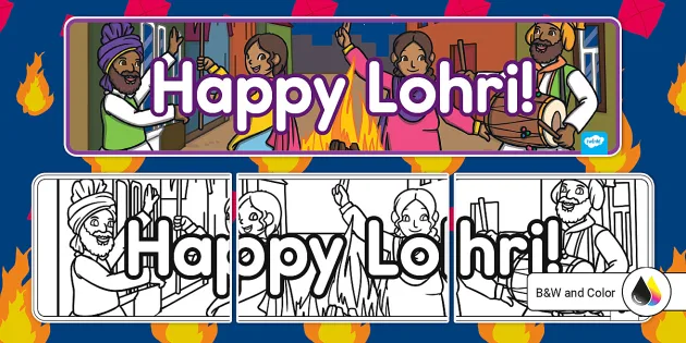 Happy lohri drawing|How to draw Happy Lohri|Happy lohri drawing for kids|Easy  drawing|2019 Lohri|DIY - YouTube