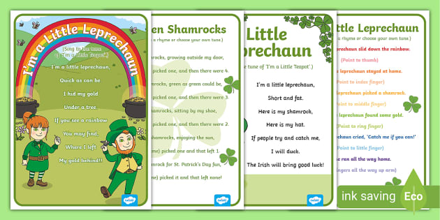 St. Patrick's Day Song, Dance & Activity, Leprechaun