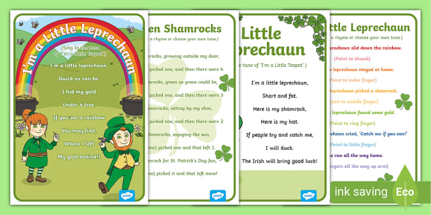 st patricks day song preschool