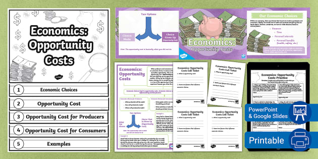 Opportunity Cost Worksheet | Economics | Twinkl USA - Twinkl
