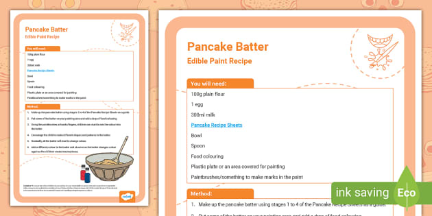 Pancake Day Top Activities for Toddlers - Twinkl