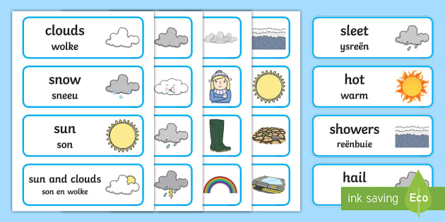 weather-word-cards-english-afrikaans-lehrer-gemacht