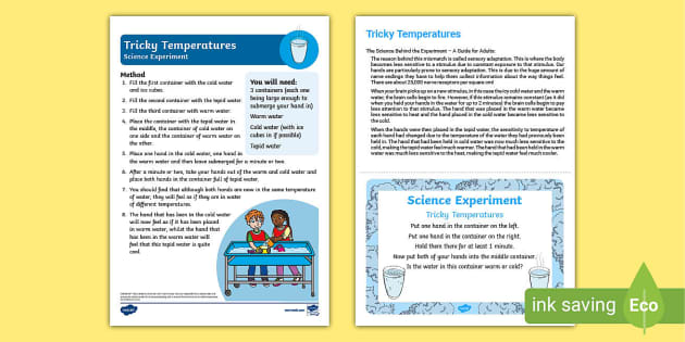 experiment temperatur kinder