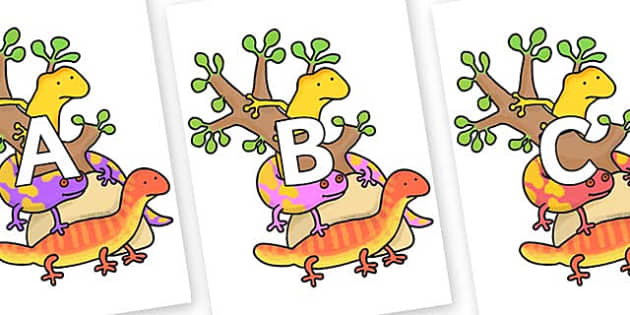 FREE! - A-Z Alphabet On Reptiles To Support Teaching On The Great Pet Sale