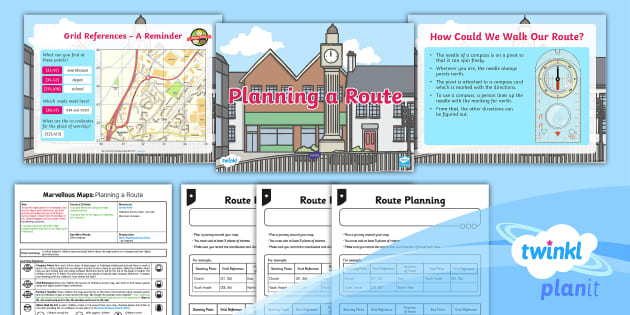 Tp2 G 050 Planning A Map Route Lesson Plan 5 Year 5 Geography Ver 3 