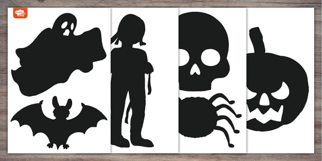 Printable Halloween Window Silhouettes Twinkl Party