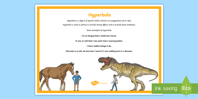 hyperbole poems for kids