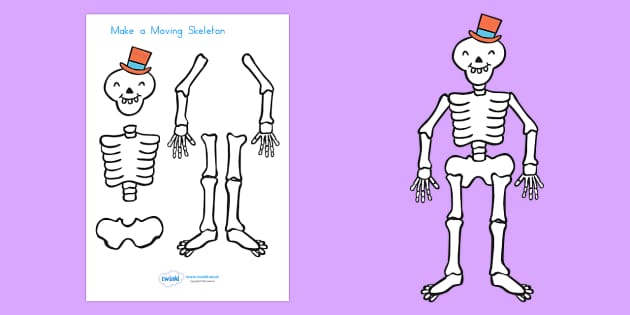 Make a Moving Skeleton to Support Teaching on Funny Bones