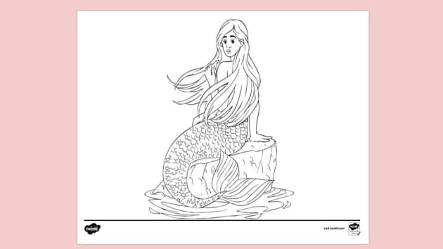 The Little Mermaid Coloring Book by Creativity Without Borders