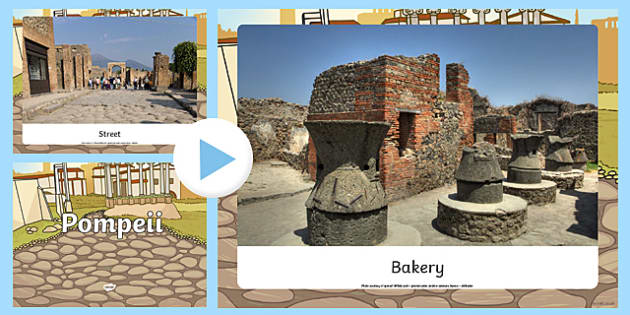 Pompeii Photo PowerPoint teacher made Twinkl