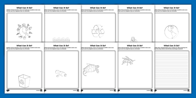 What Can It Be? Earth Day Drawing Activity For 3rd-5th Grade