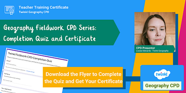 How can I get a fieldwork certificate for my CPD folder?